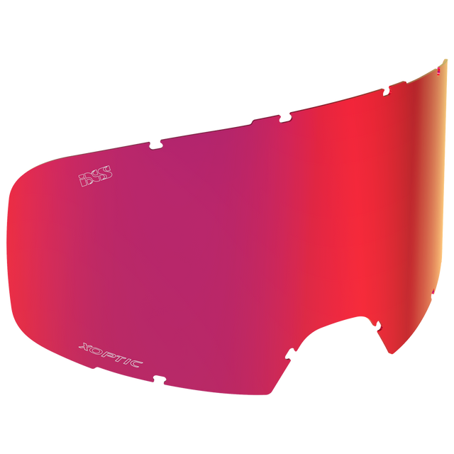 Injected Single Linse getönt Crimson verspiegelt Standart