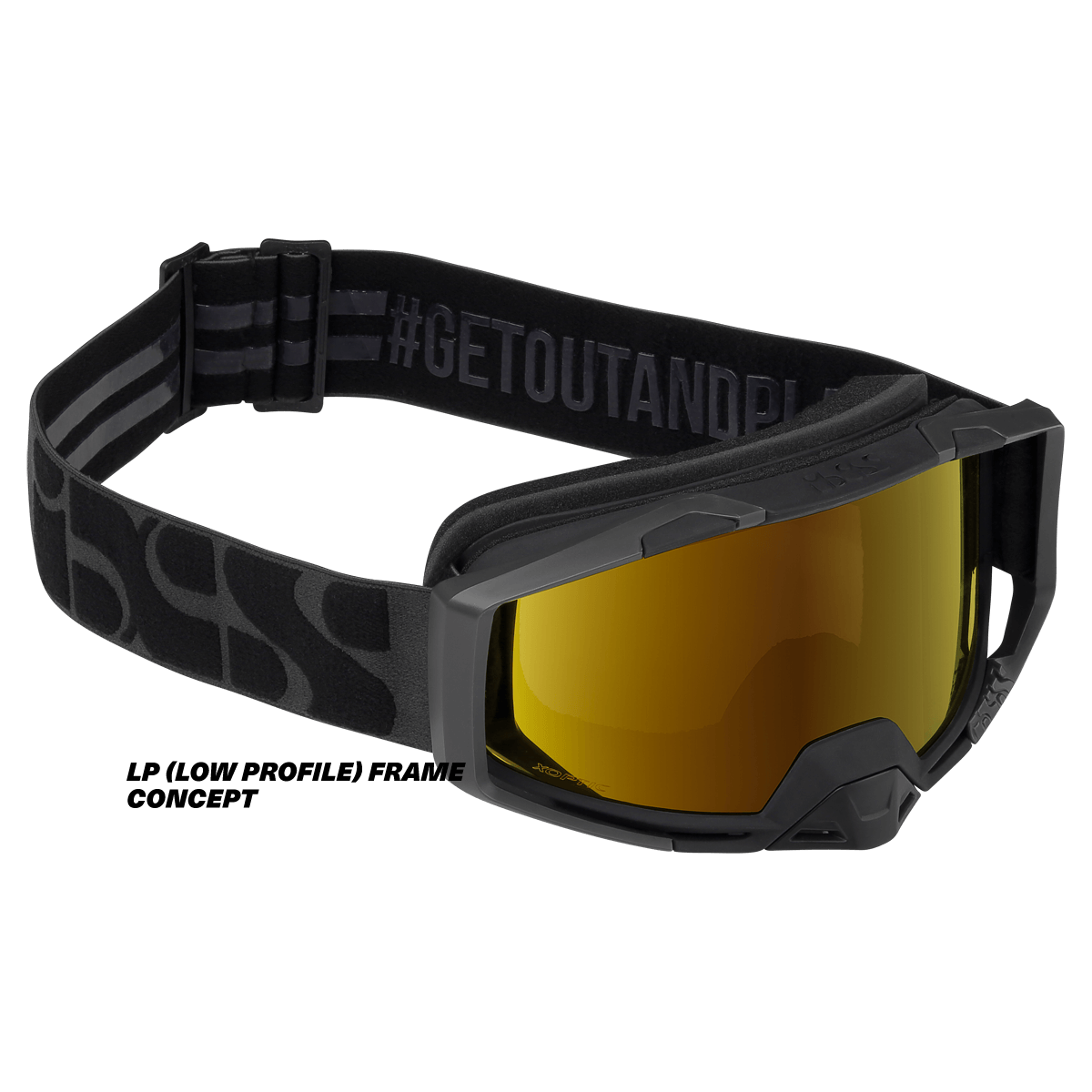 Goggle Trigger schwarz / mirror gold LP  (Low Profile)