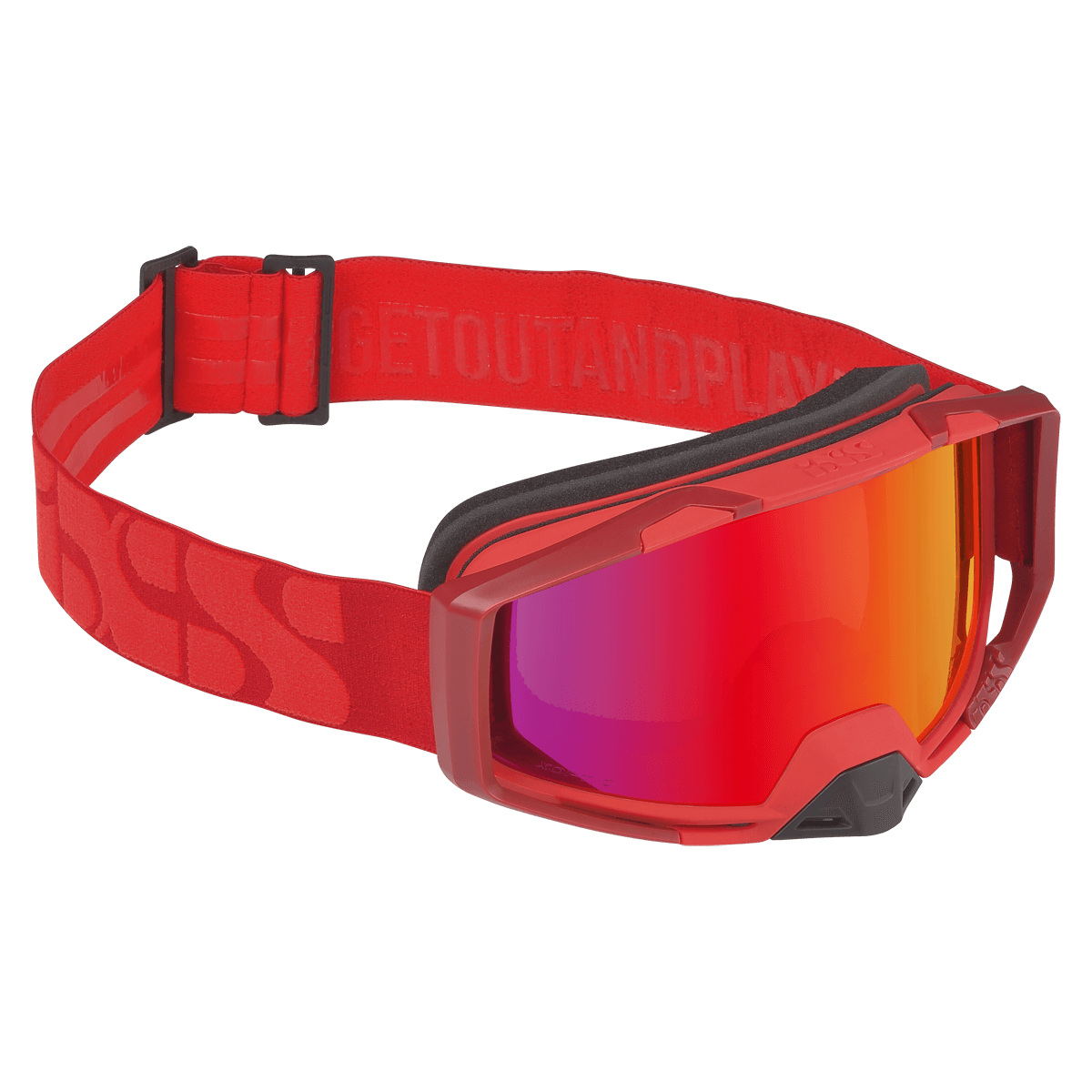 Goggle Trigger racing red / mirror crimson
