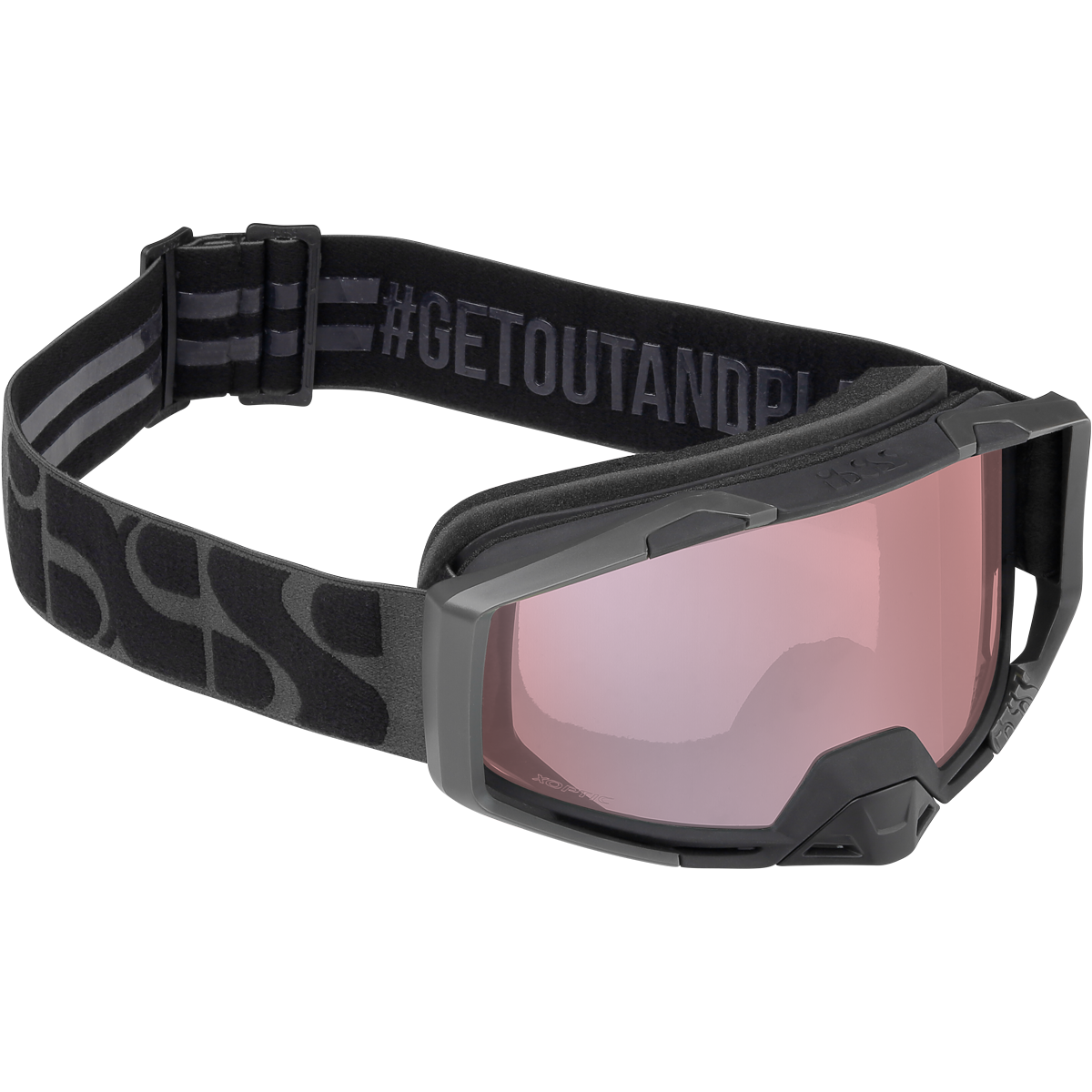 Goggle Trigger schwarz / mirror rose