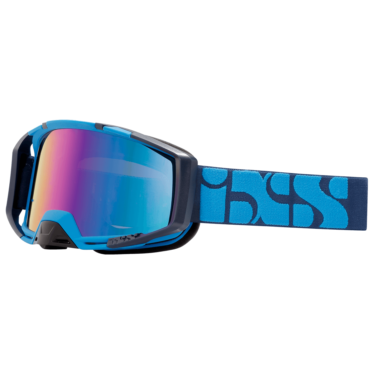 Goggle Trigger blau-cobalt verspiegelt