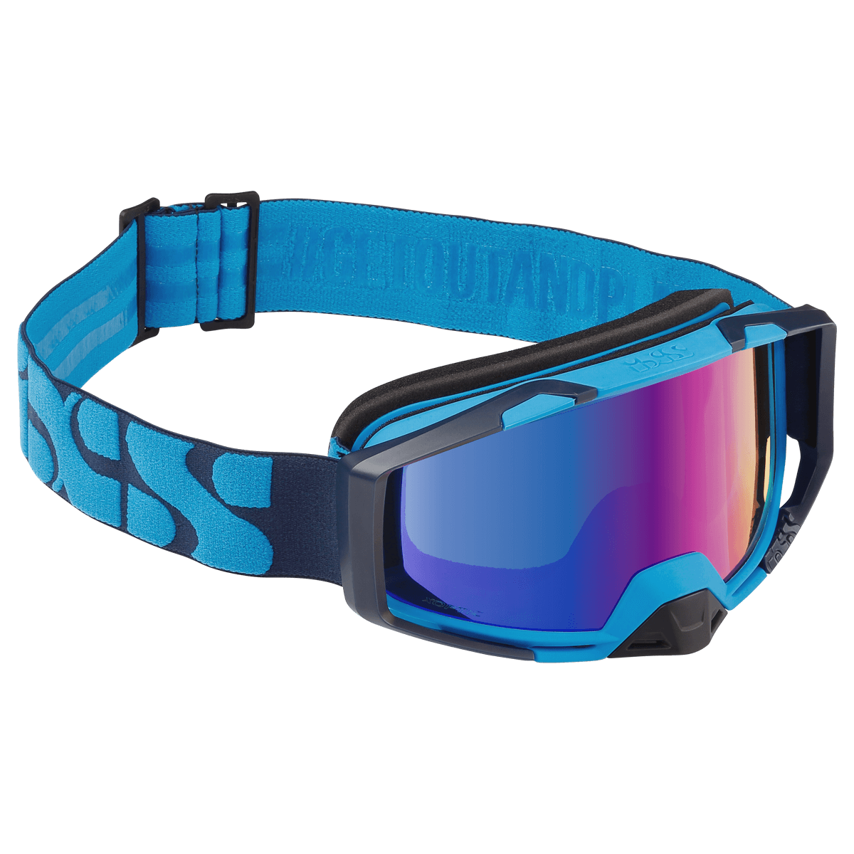 Goggle Trigger blau-cobalt verspiegelt
