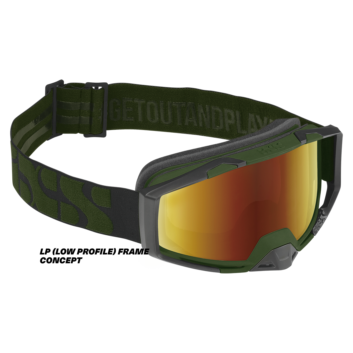 Goggle Trigger olive/ mirror gold LP (Low Profile)