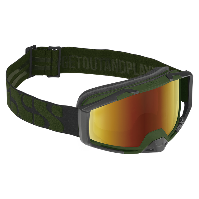 Goggle Trigger olive/ mirror gold
