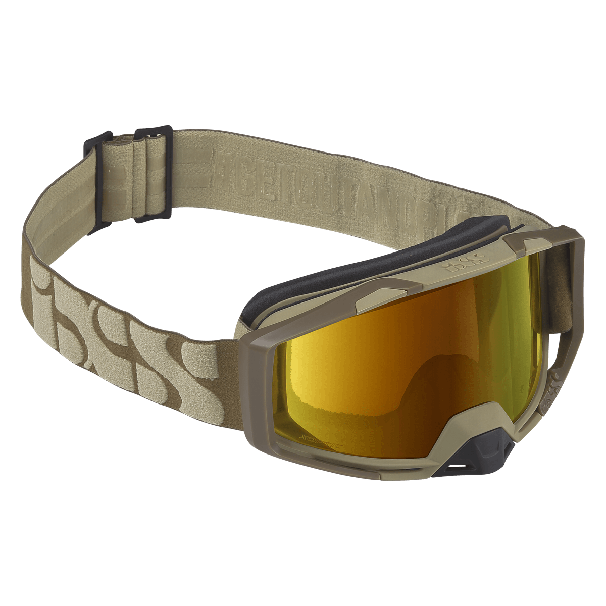 Goggle Trigger camel-gold verspiegelt