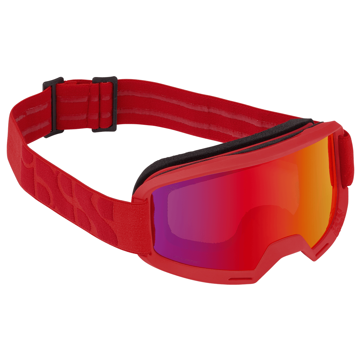 Goggle Hack racing red / mirror crimson