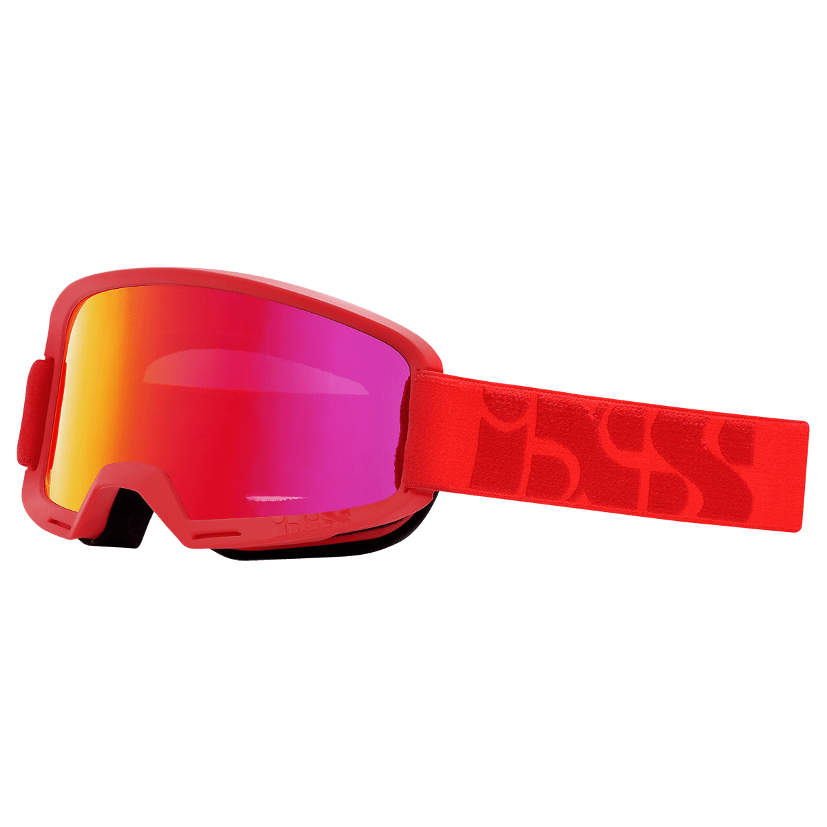 Goggle Hack racing red / mirror crimson