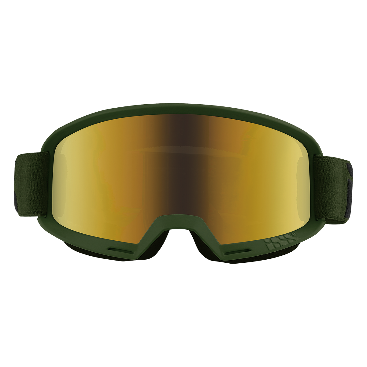 Goggle Hack olive/ mirror gold