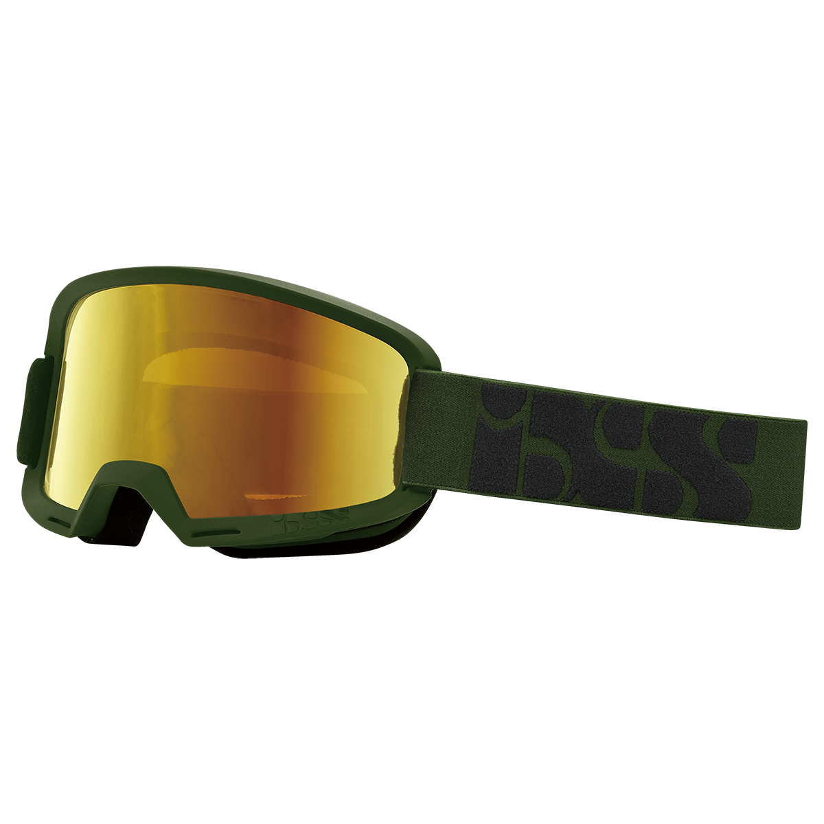 Goggle Hack olive/ mirror gold