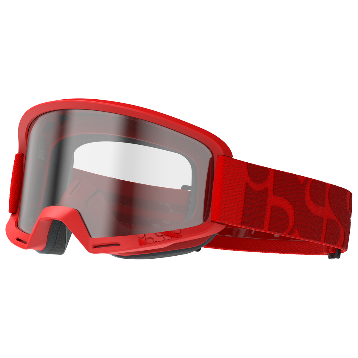 Goggle Hack Clear racing red/ klar
