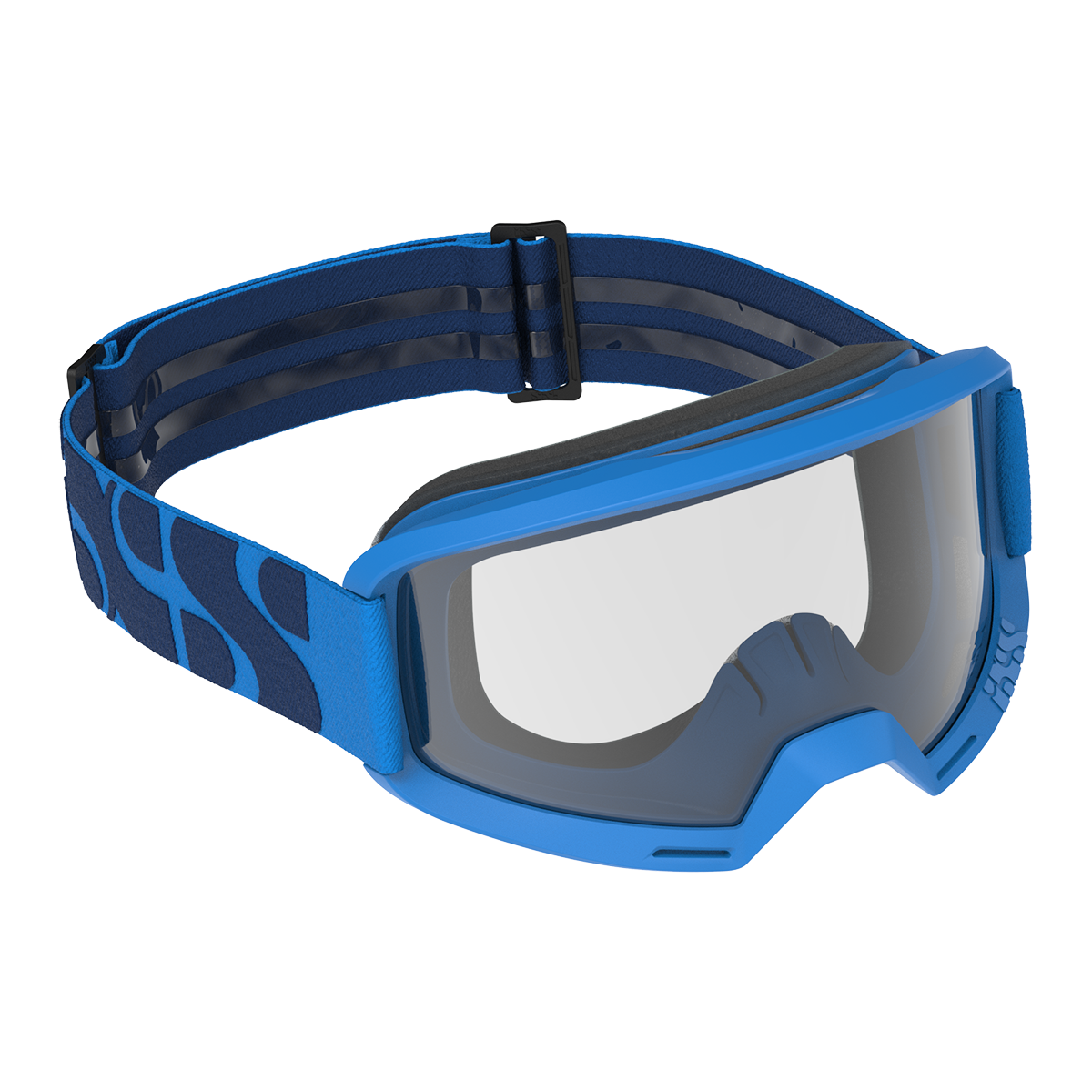 Goggle Hack Clear racing blue/ klar