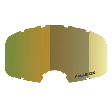 Polarisierte Linse gold verspiegelt