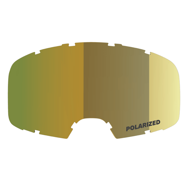 Polarisierte Linse gold verspiegelt