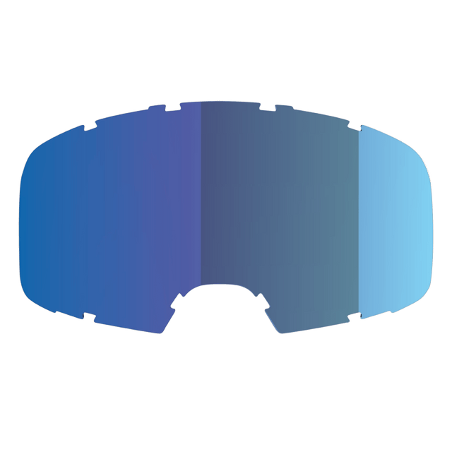 Linse cobalt verspiegelt