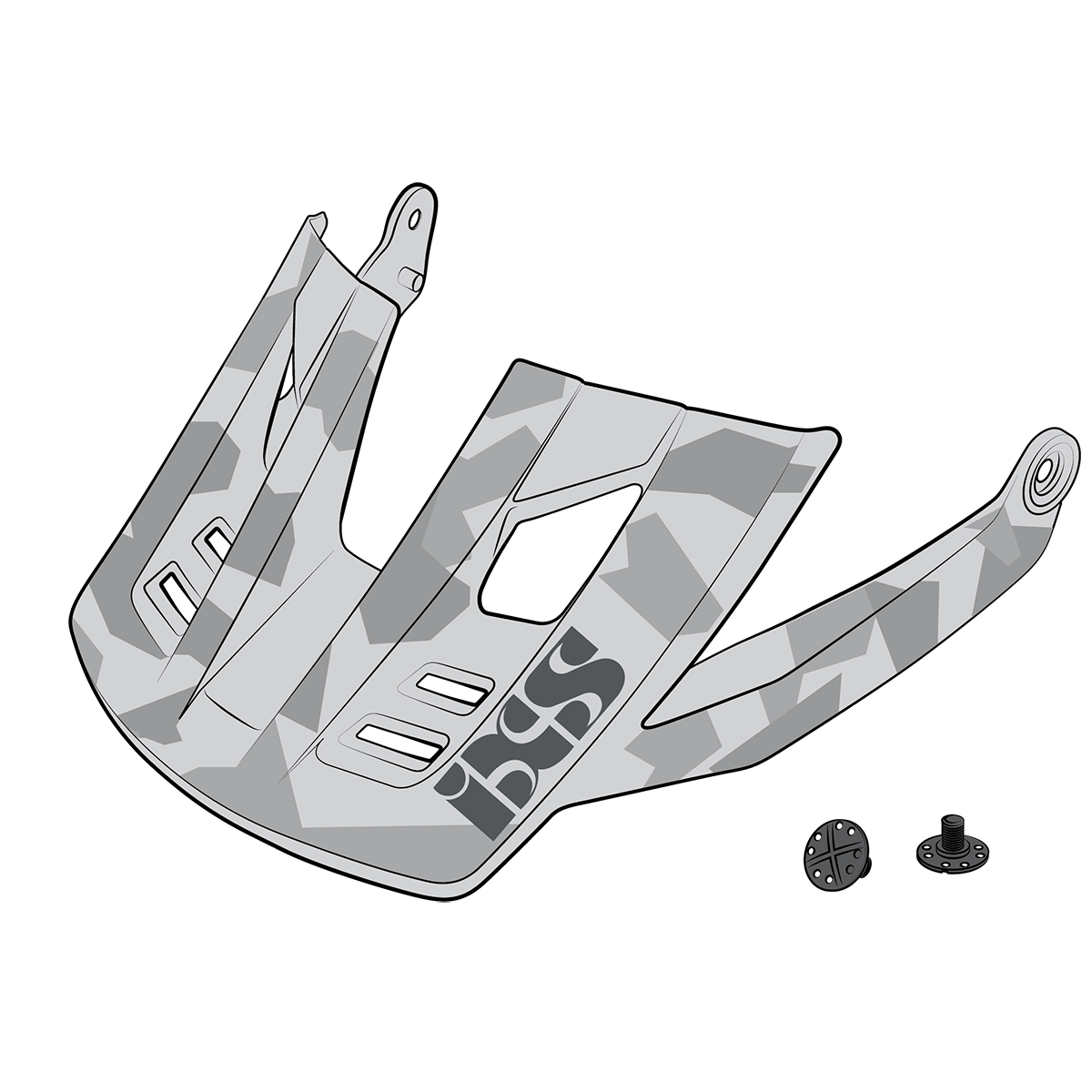 Visier + Pins Trigger FF camo grau