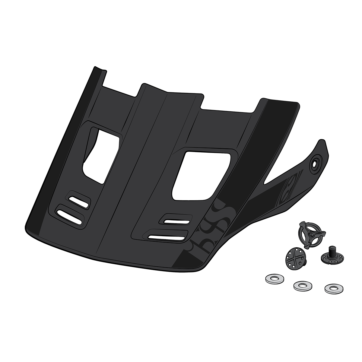 Visier + Pins Xult DH schwarz OS