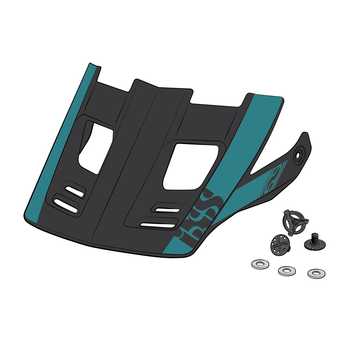 Visier + Pins Xact EVO lagoon