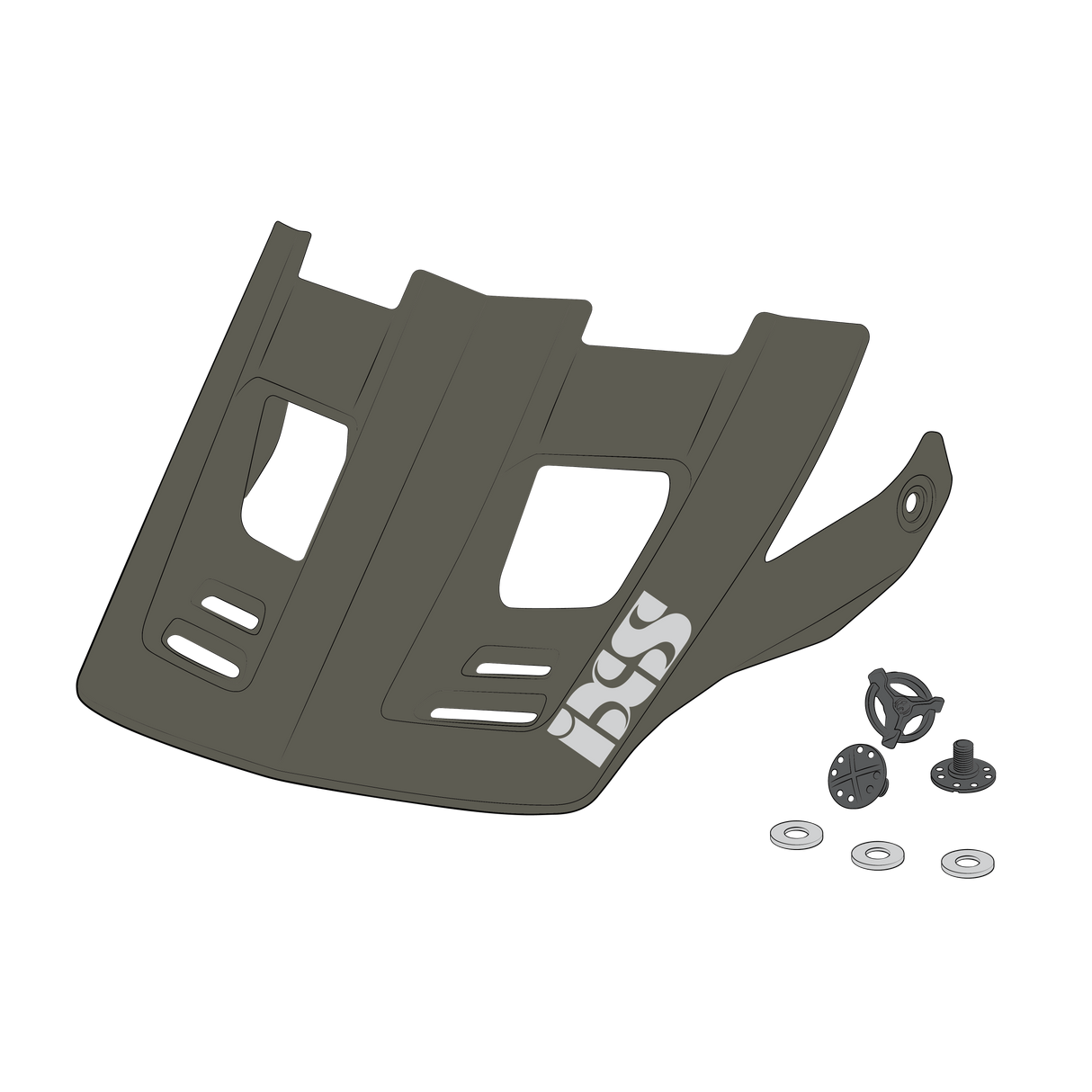 Visier + Pins Xact EVO weiss-chalk