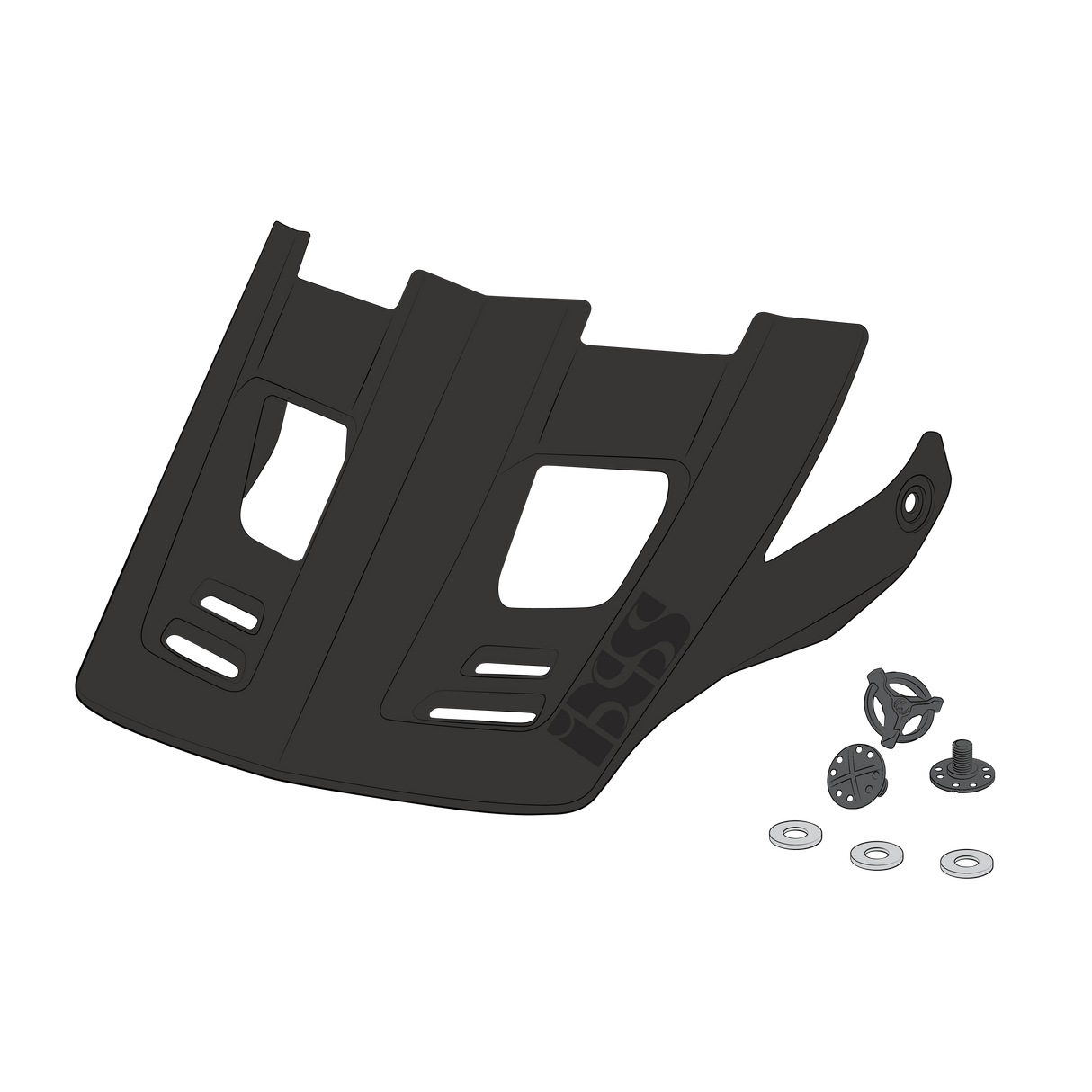 Visier + Pins Xact EVO schwarz-graphit