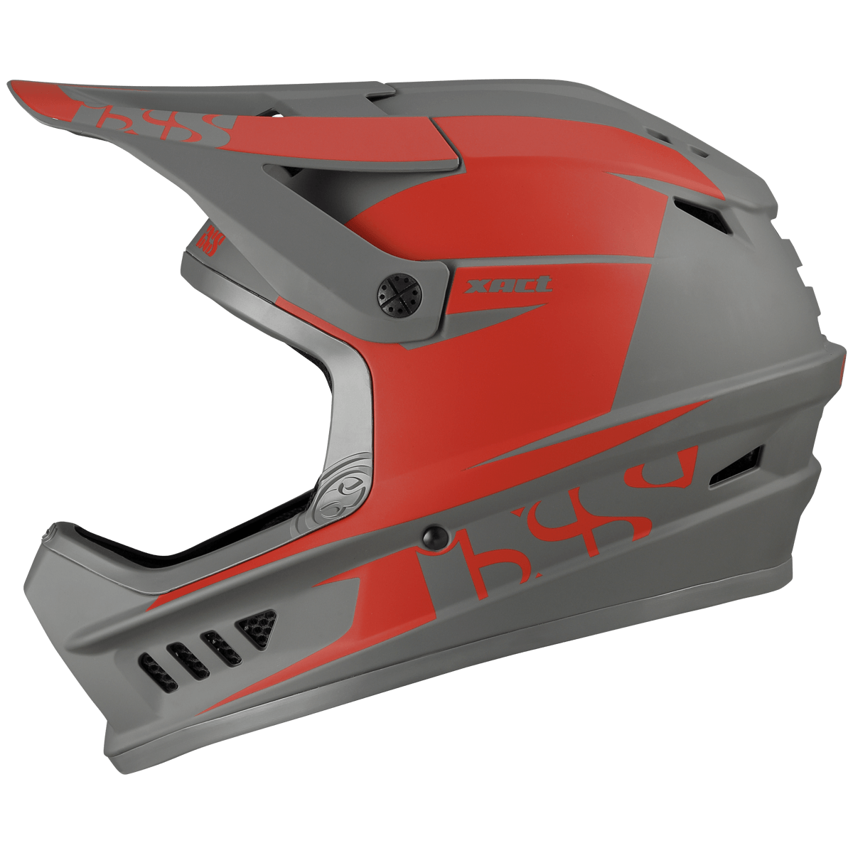 Helm Xact Evo rot-graphit