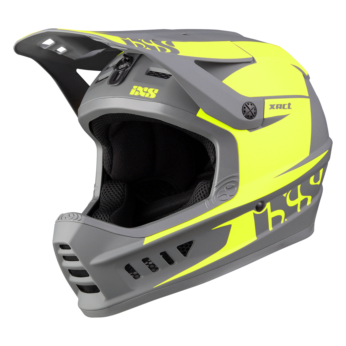 Helm Xact Evo lime-graphite