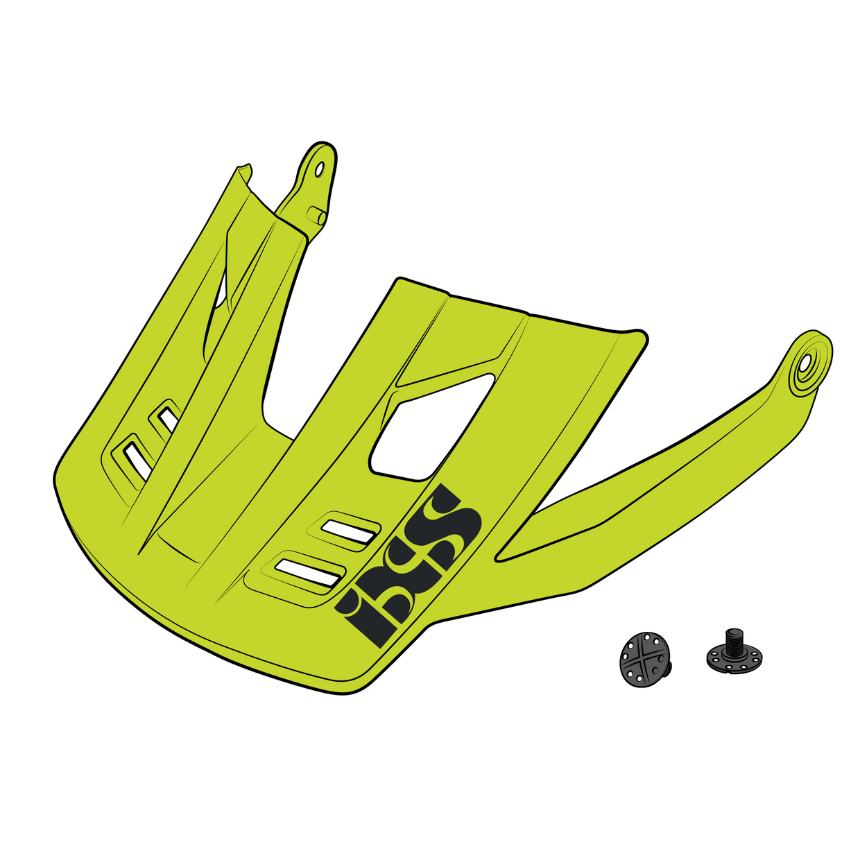 Visier + Pins Trigger FF lime