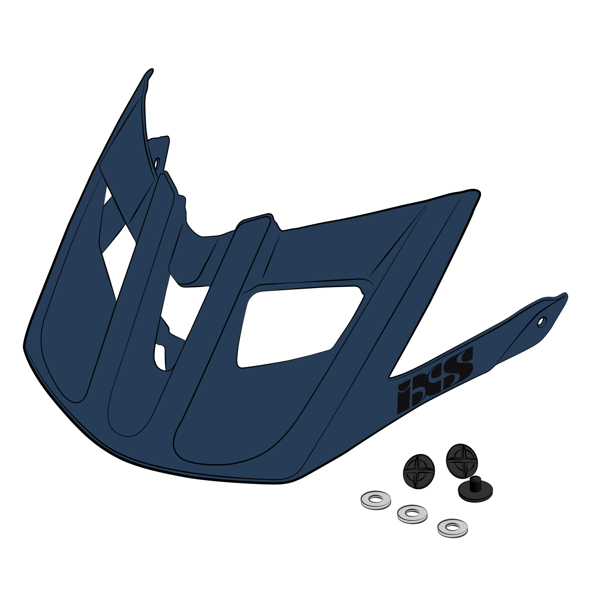 Visier + Pins Trail EVO marine