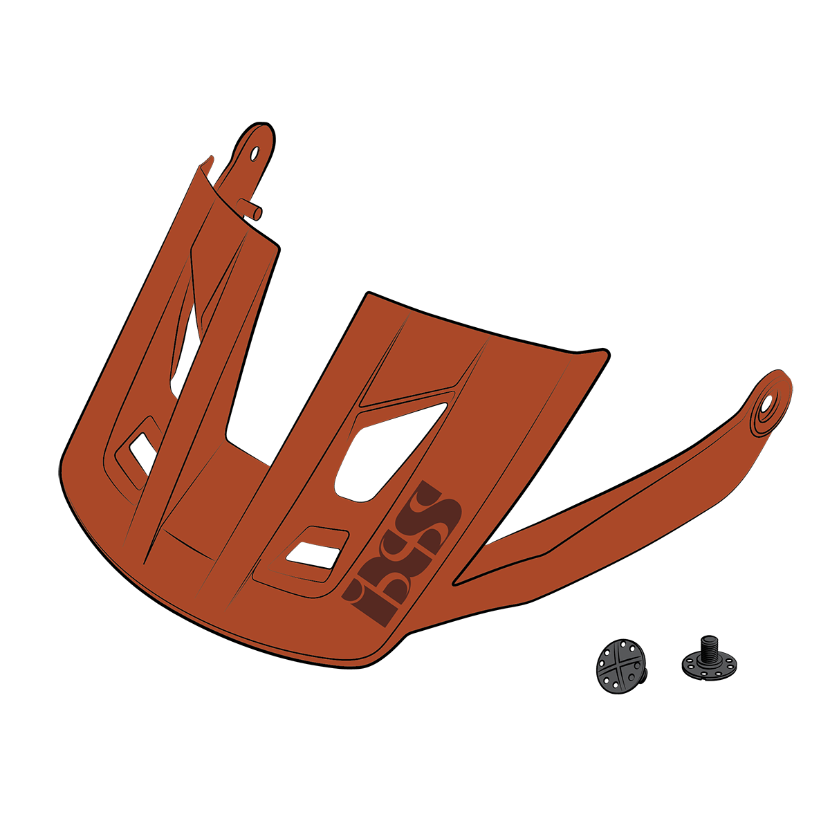 Visier + Pins Trigger AM burnt orange