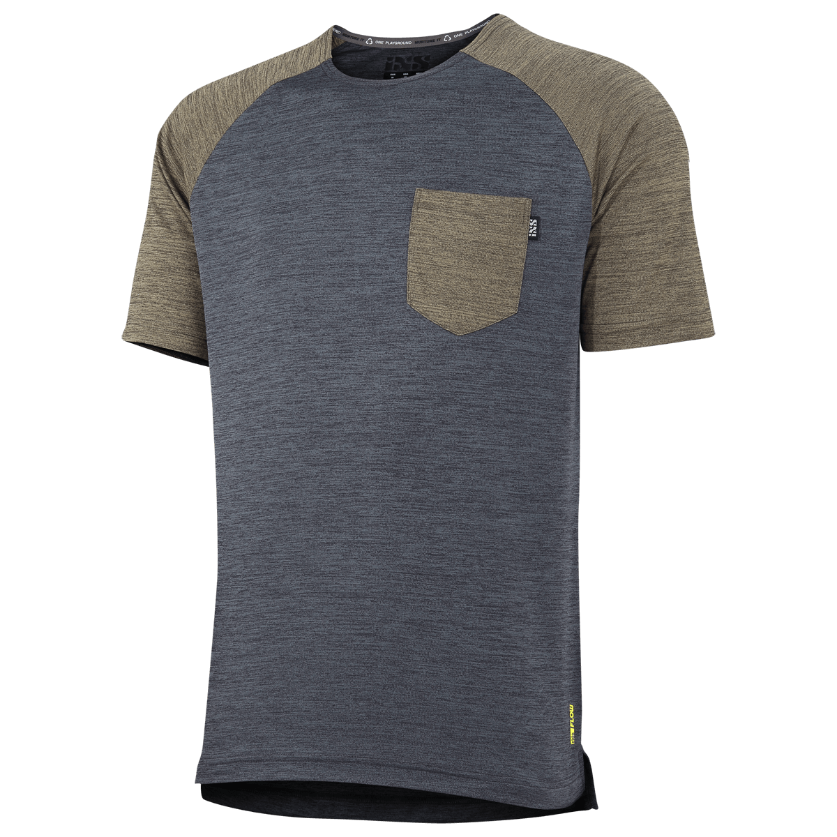 Flow X Jersey graphit-camel