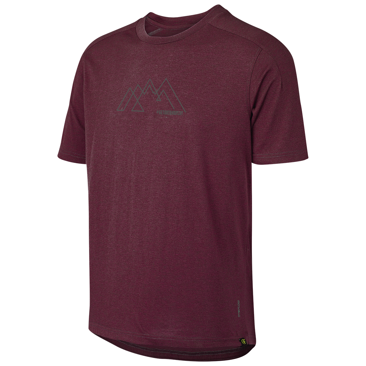 Flow Kids Tech Tee getoutandplay raisin