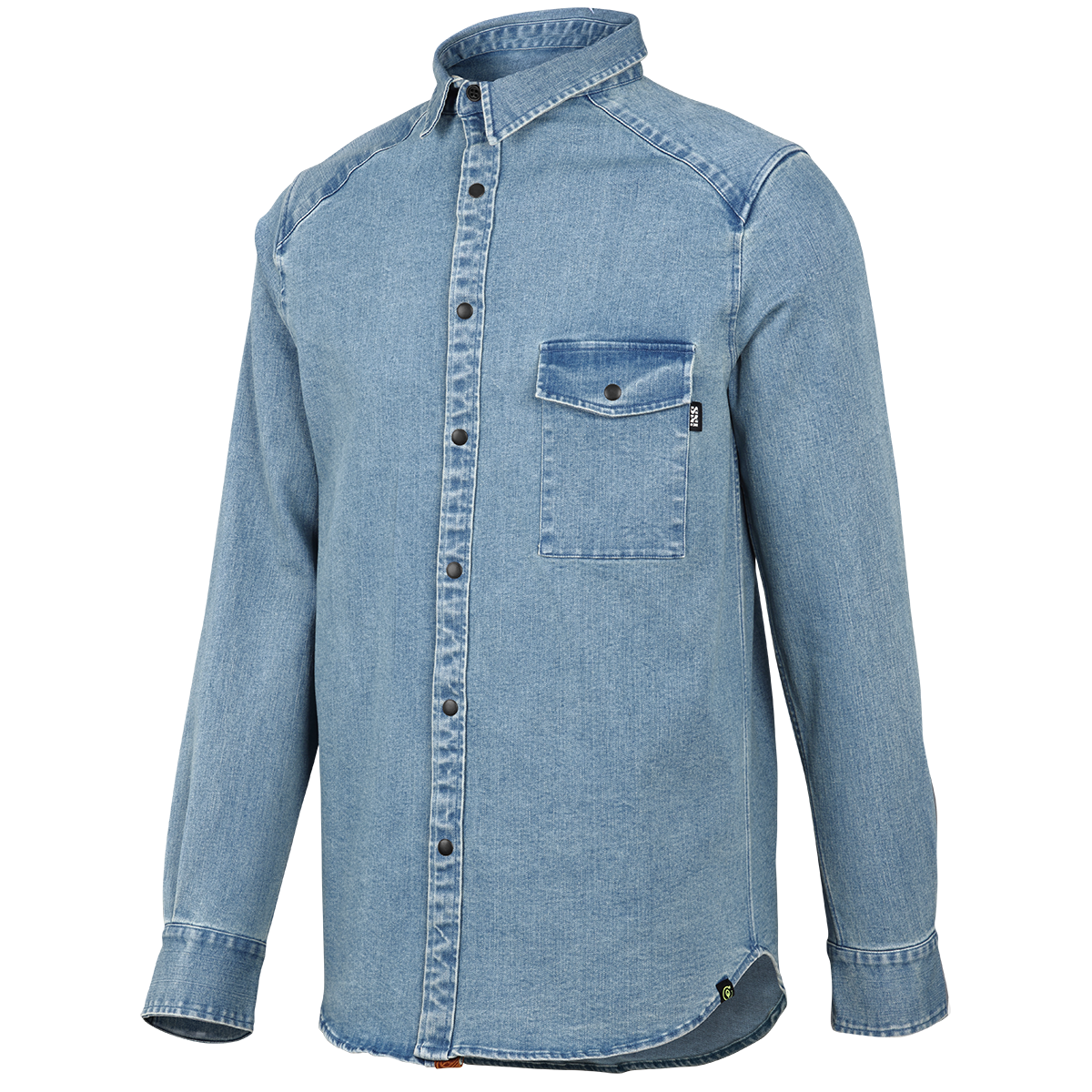 Carve Digger Organic Denim Shirt washed blue