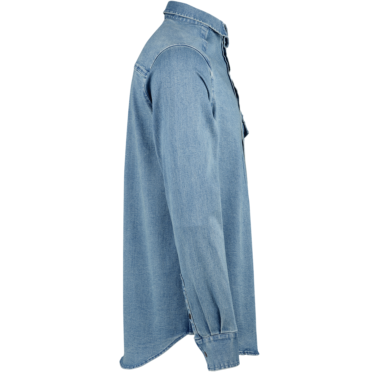 Carve Digger Organic Denim Shirt washed blue