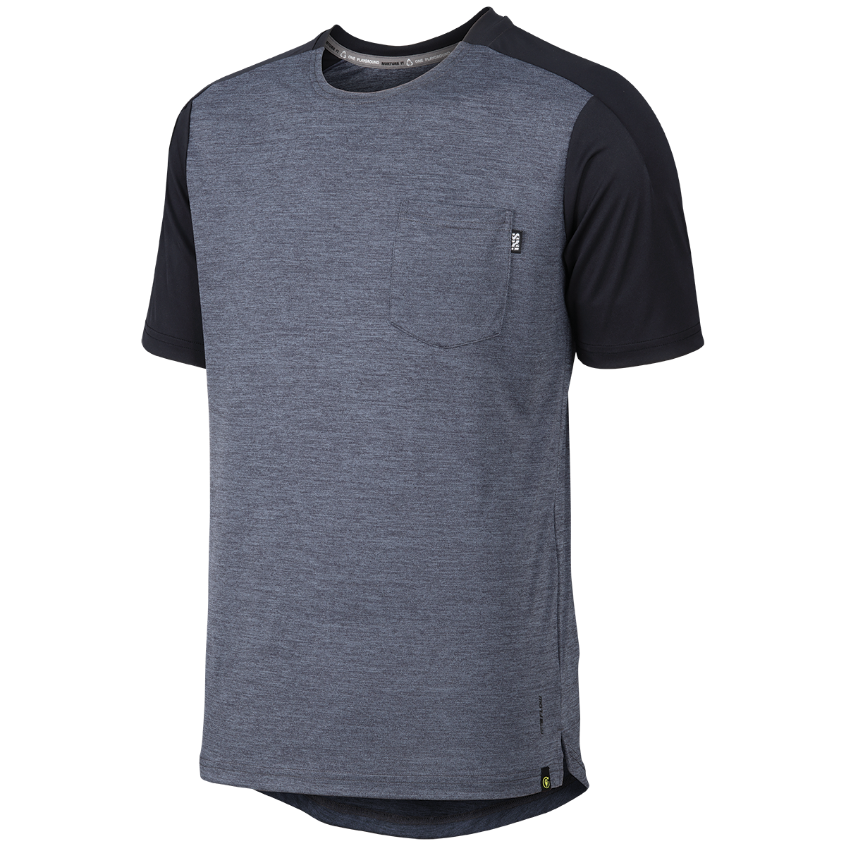 Flow X Jersey graphit- solid black