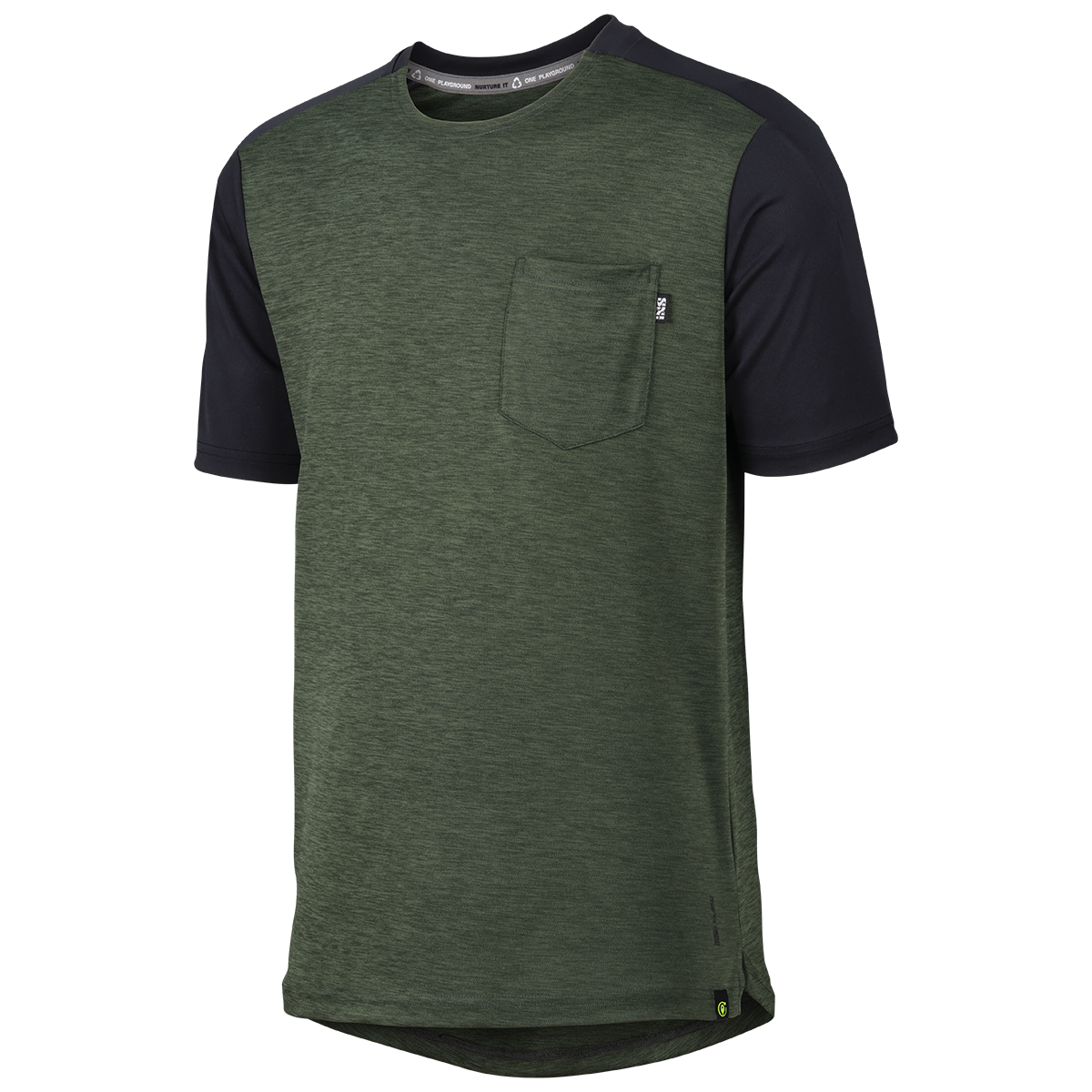 Flow X Jersey olive-solid black