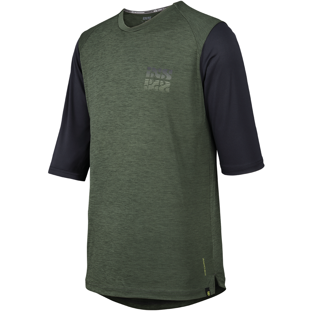 Carve X Jersey olive-solid black