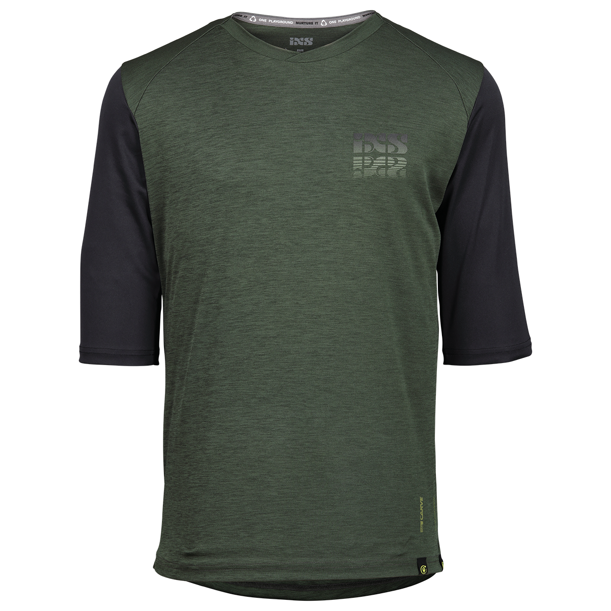 Carve X Jersey olive-solid black