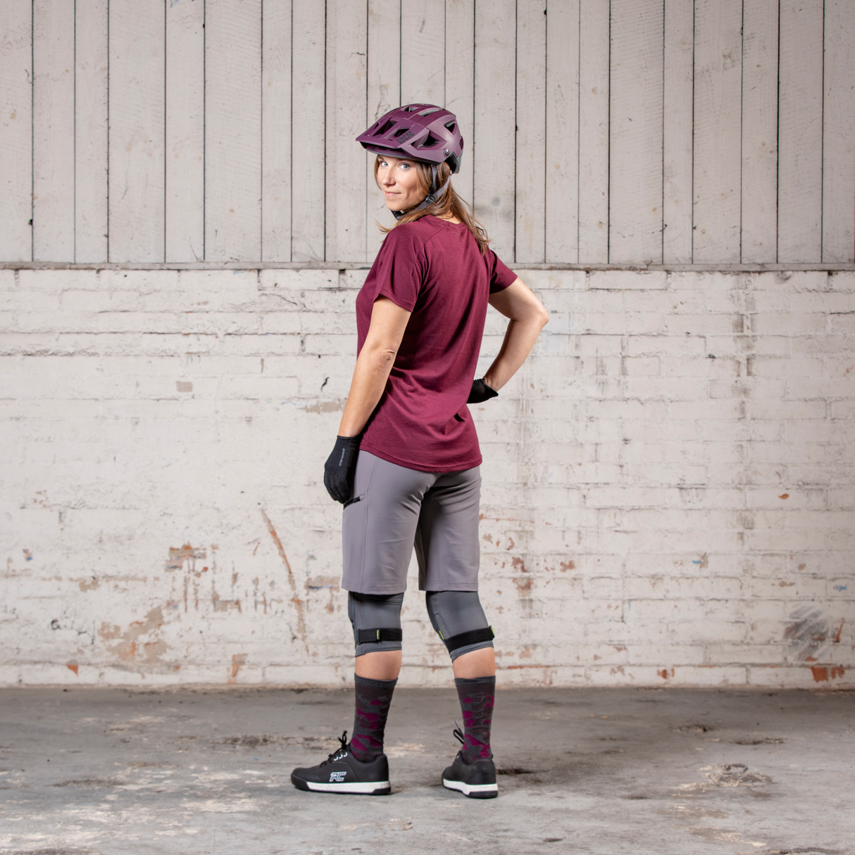 Flow Women Tech Tee Contour raisin