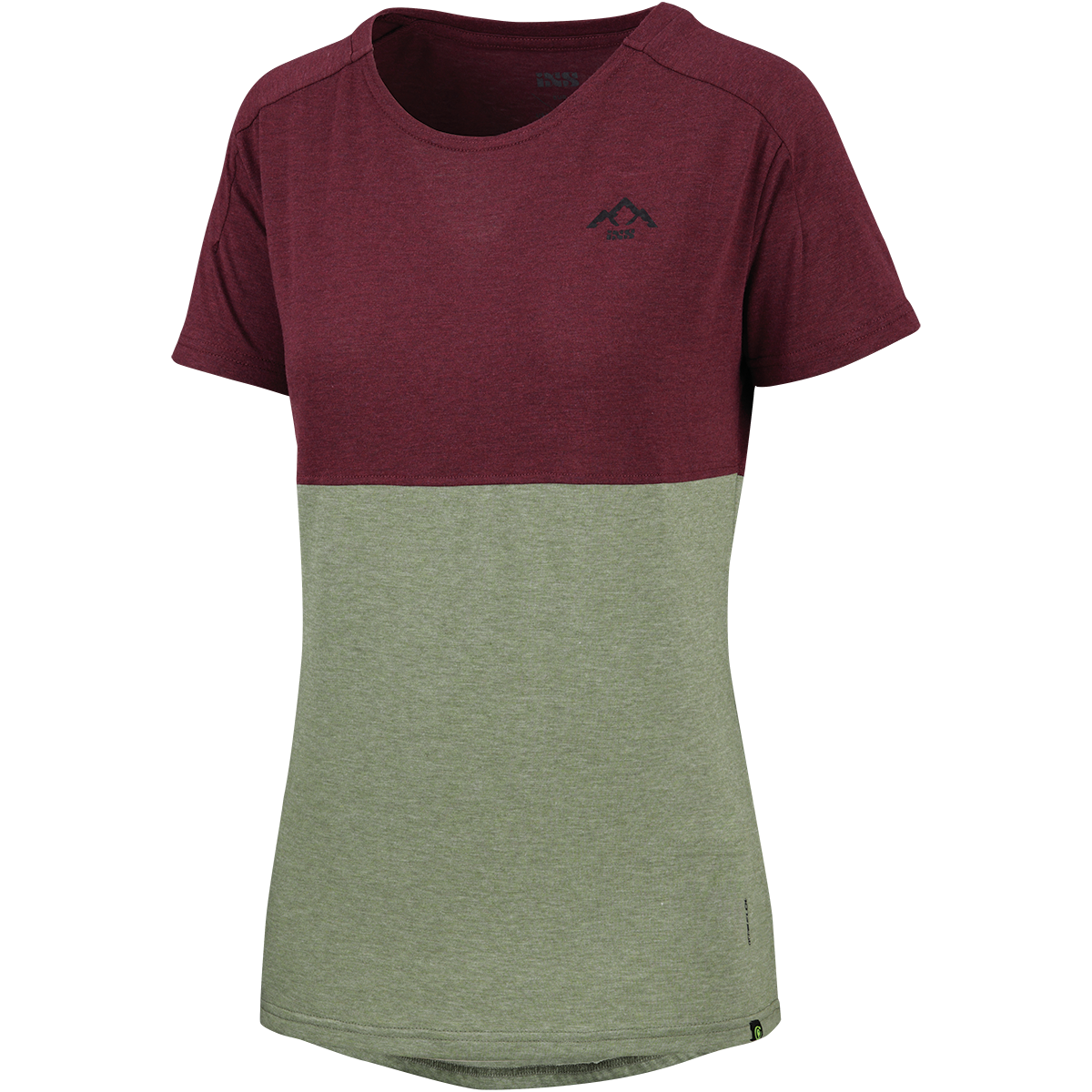 Flow Kids Tech Tee Mountain raisin-oilve