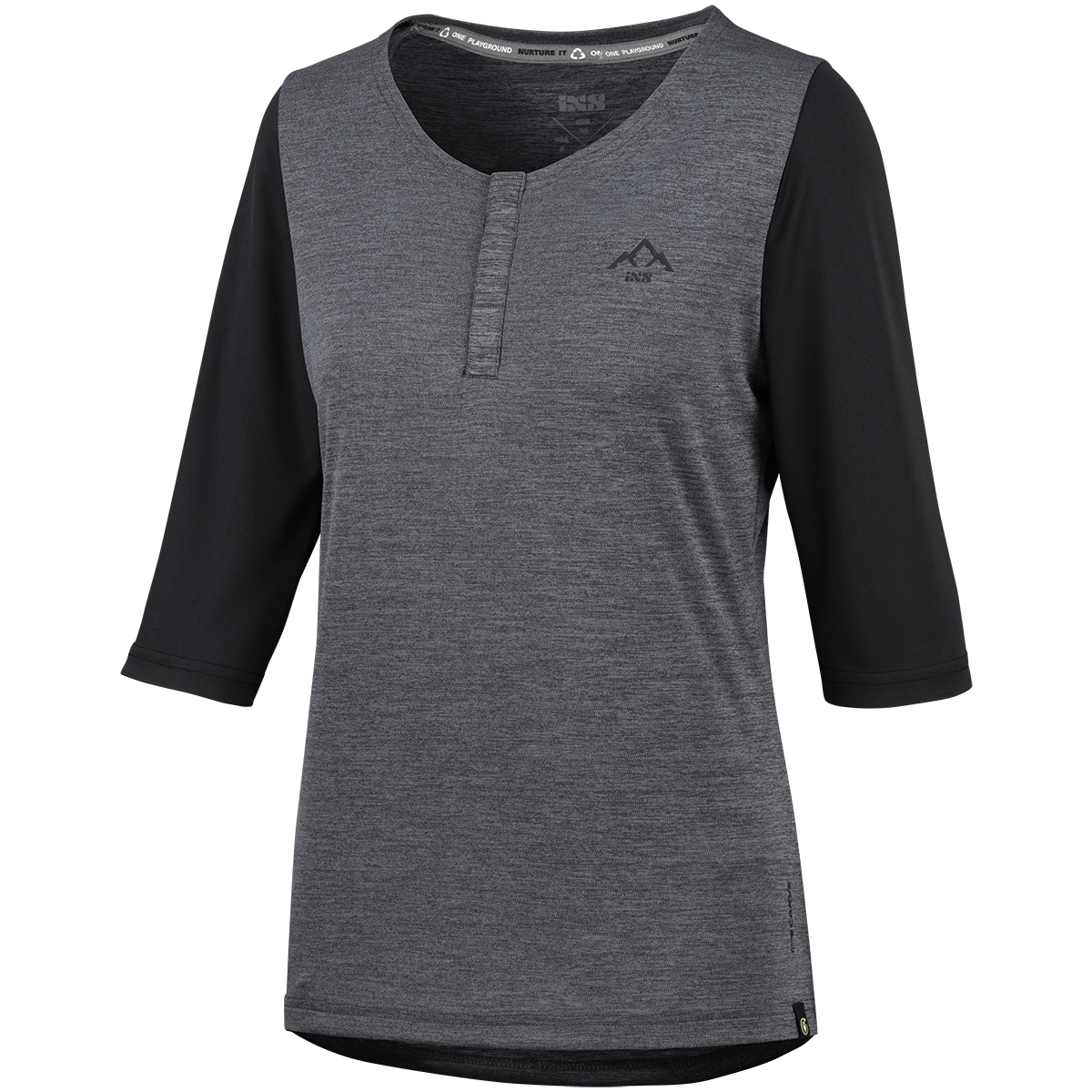 Carve X Women Henley graphit-solid black