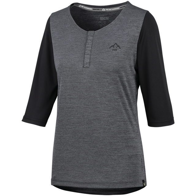 Carve X Women Henley graphit-solid black