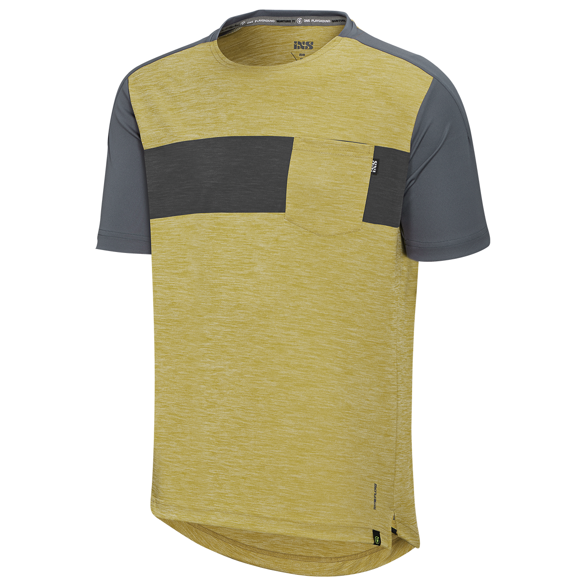 Flow X Jersey acacia-solid charcoal