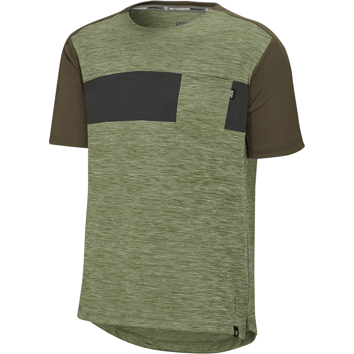 Flow X Jersey olive-solid dark olive