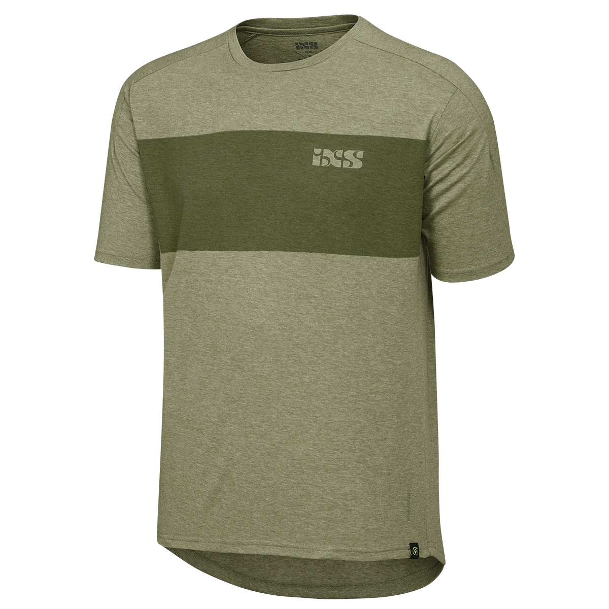 Kids Flow Censored Tech Tee olive