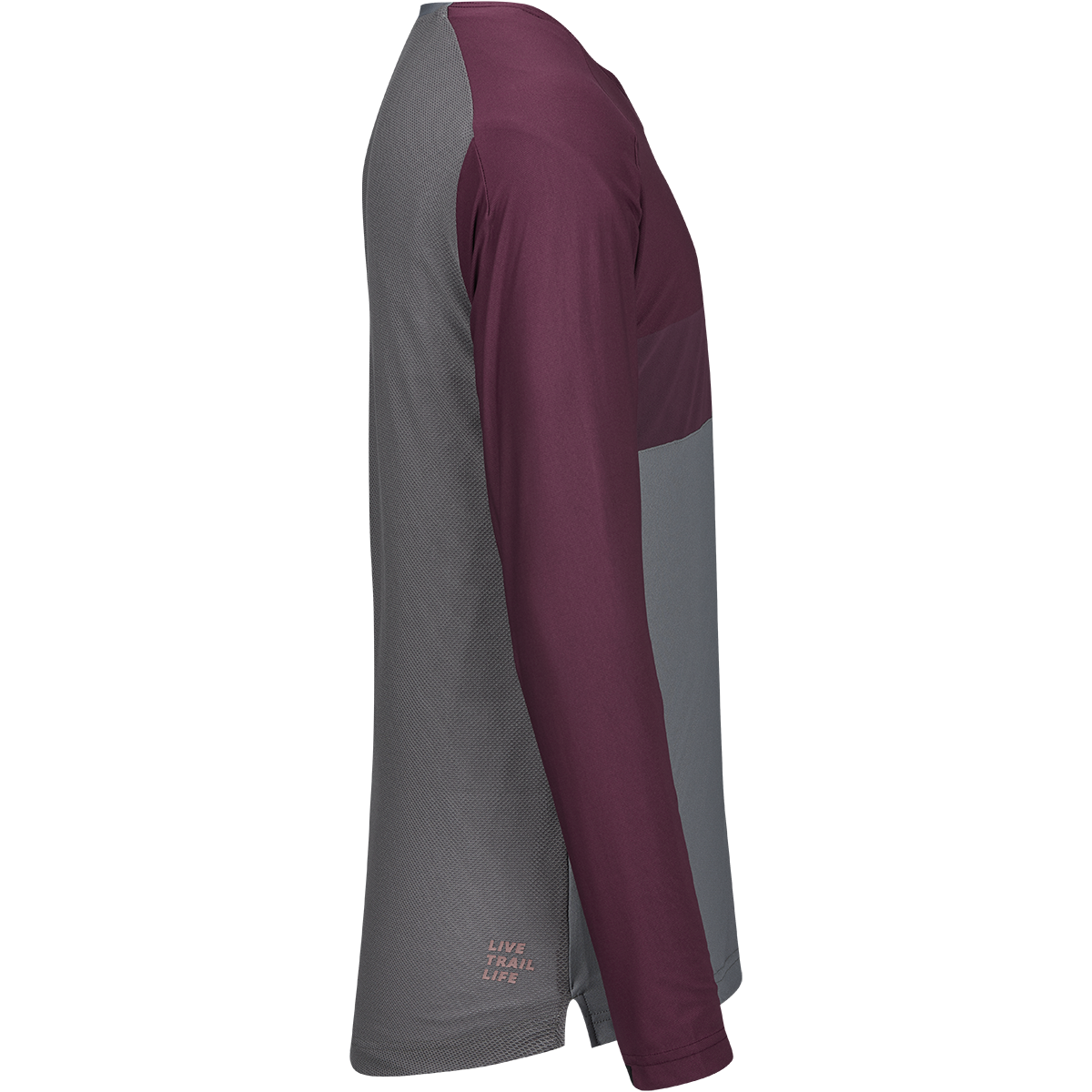Flow XTG Long Sleeve Henley graphit-raisin