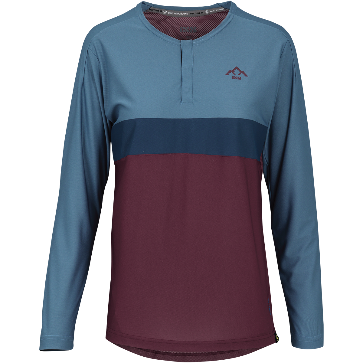 Women's Flow XTG Long Sleeve Henley raisin-marine