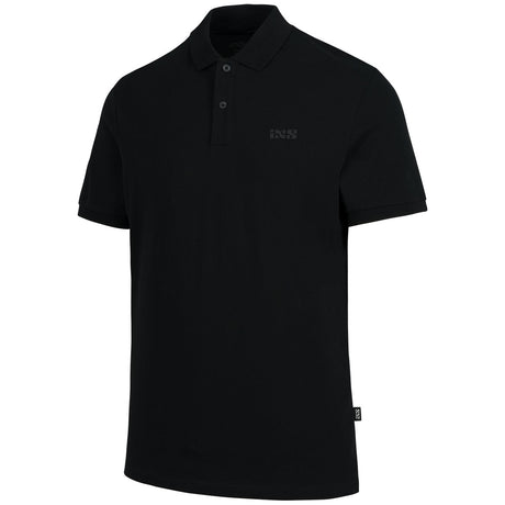 Brand Polo Shirt schwarz