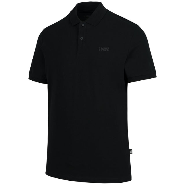 Brand Polo Shirt schwarz