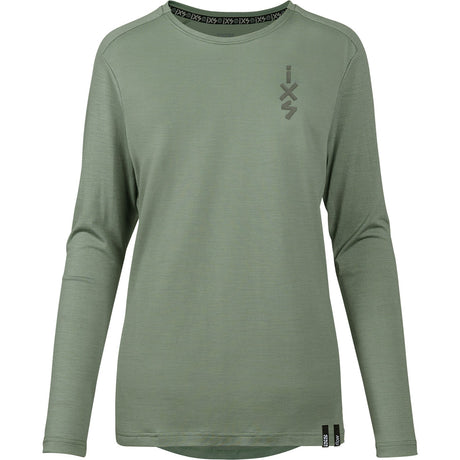 Damen Flow Merino Langarm Jersey sage