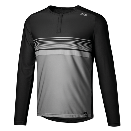 Flow Lite 1.0 Henley schwarz-graphit