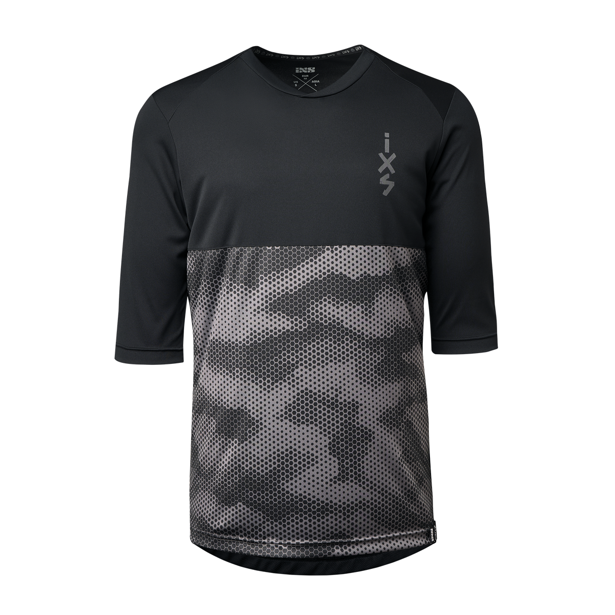 Carve 1.0 3/4 Jersey schwarz-graphit